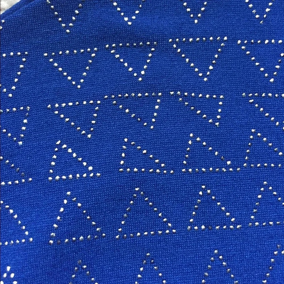 NWT Lularoe blue and silver Irma sz xs - Picture 4 of 5